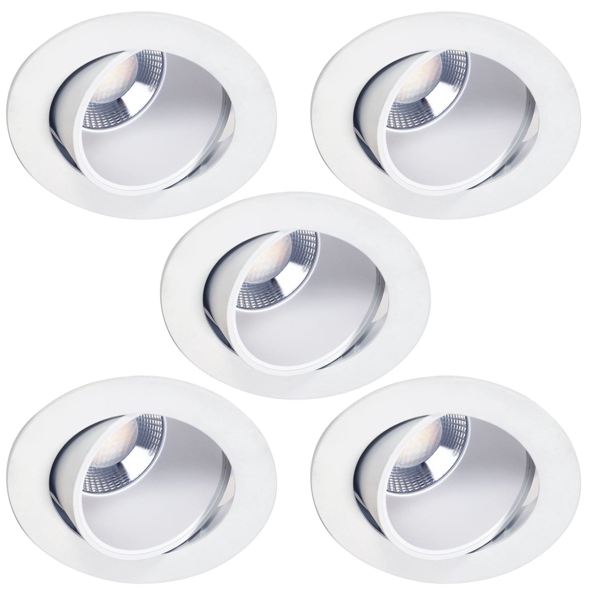 Focus.8 LED Step Light 5 Pack 8W Tri Colour White - OL83205