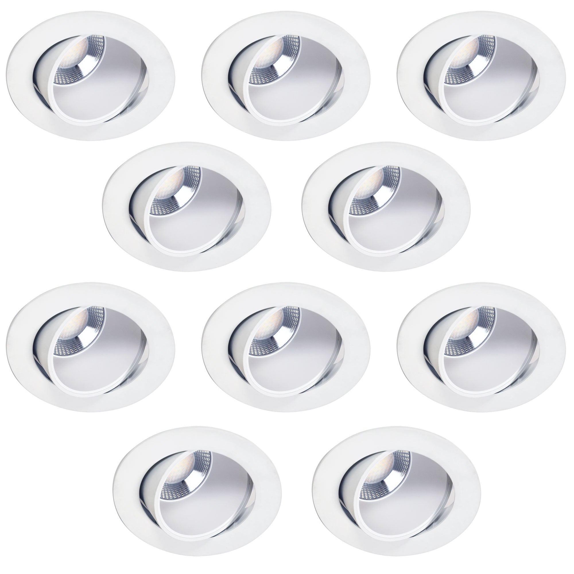 Focus.8 LED Step Light 10 Pack 8W Tri Colour White - OL83210
