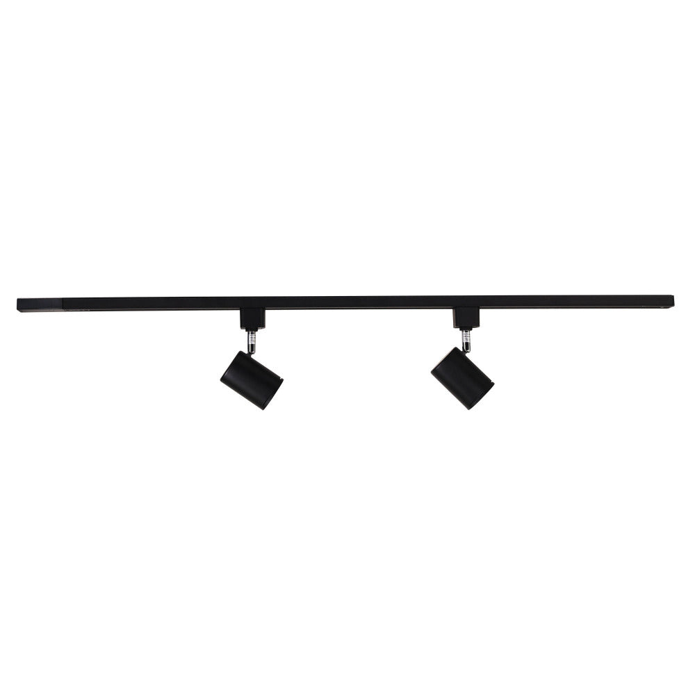 Buy Single Circuit Track Heads Australia Single Circuit Track 2 Lights Black - OL85301