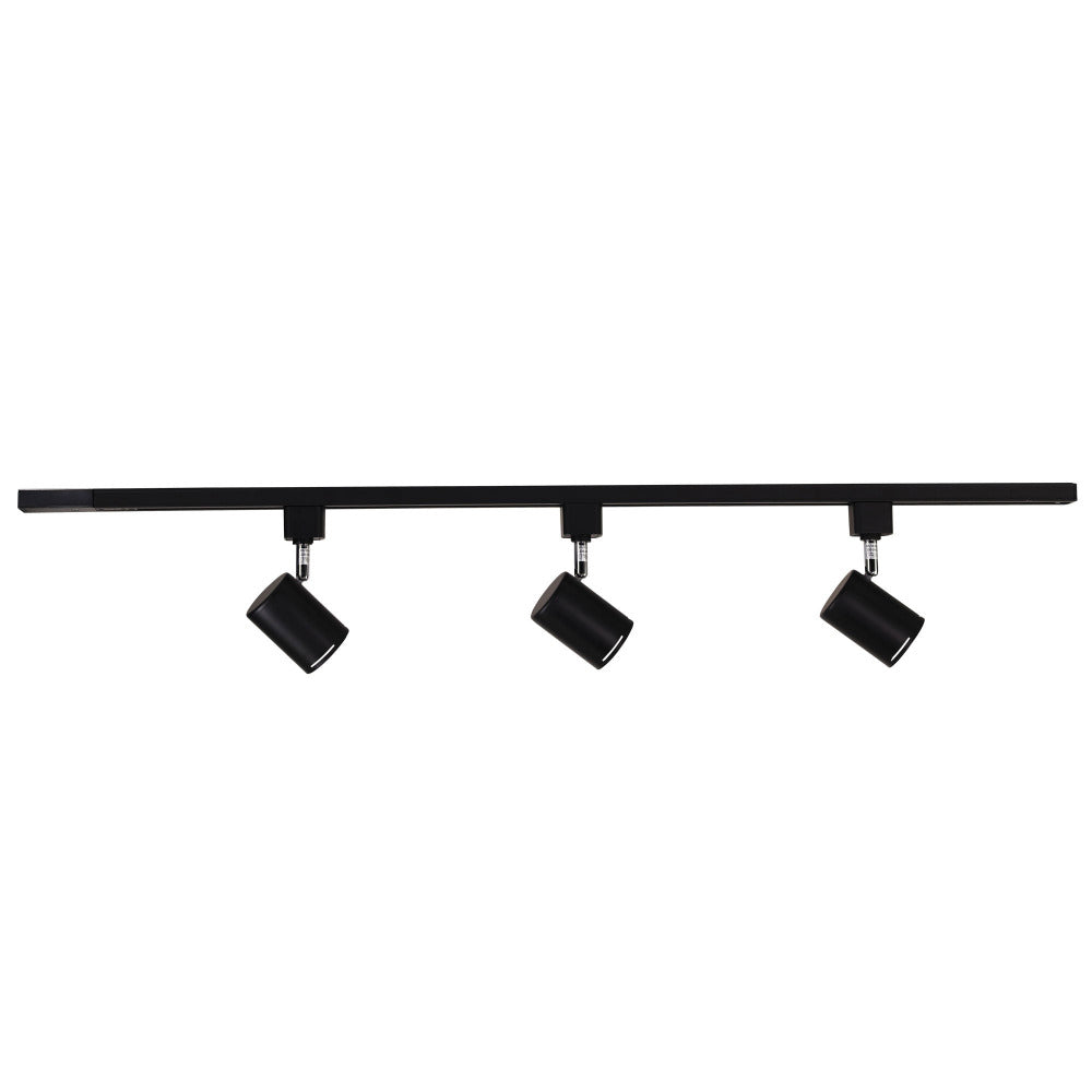 Buy Single Circuit Track Heads Australia Single Circuit Track 3 Lights Black - OL85303