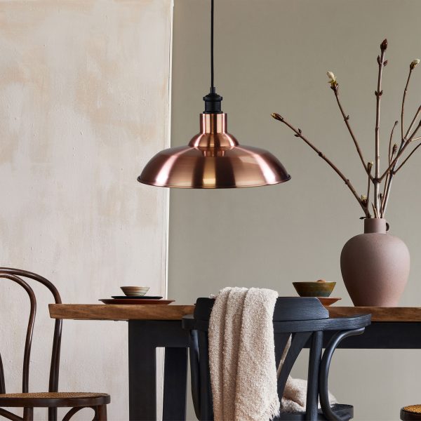 Slater 380mm Pendant Light Copper - OL86292