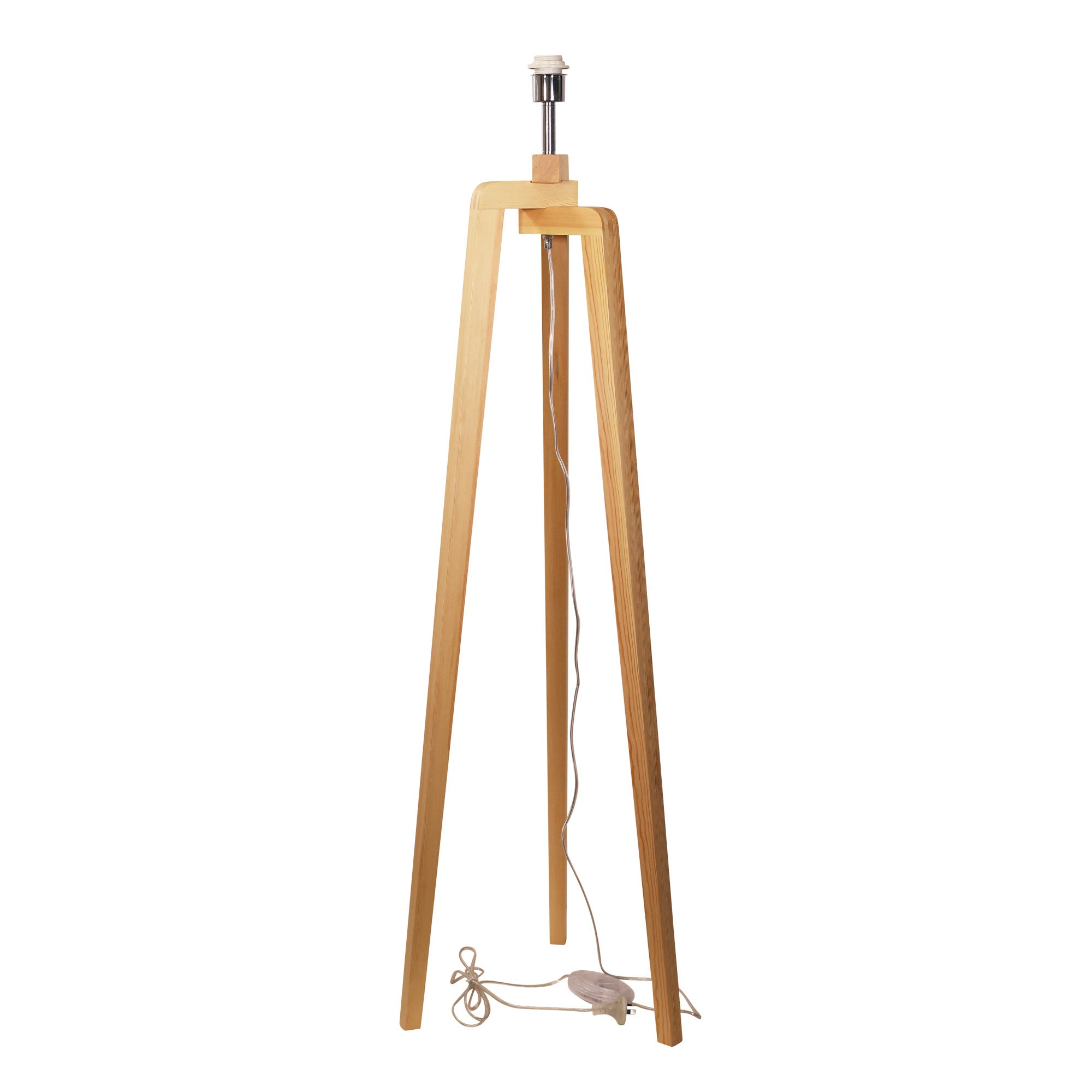 Lund Floor Lamp Base Only Timber - OL93524BASE