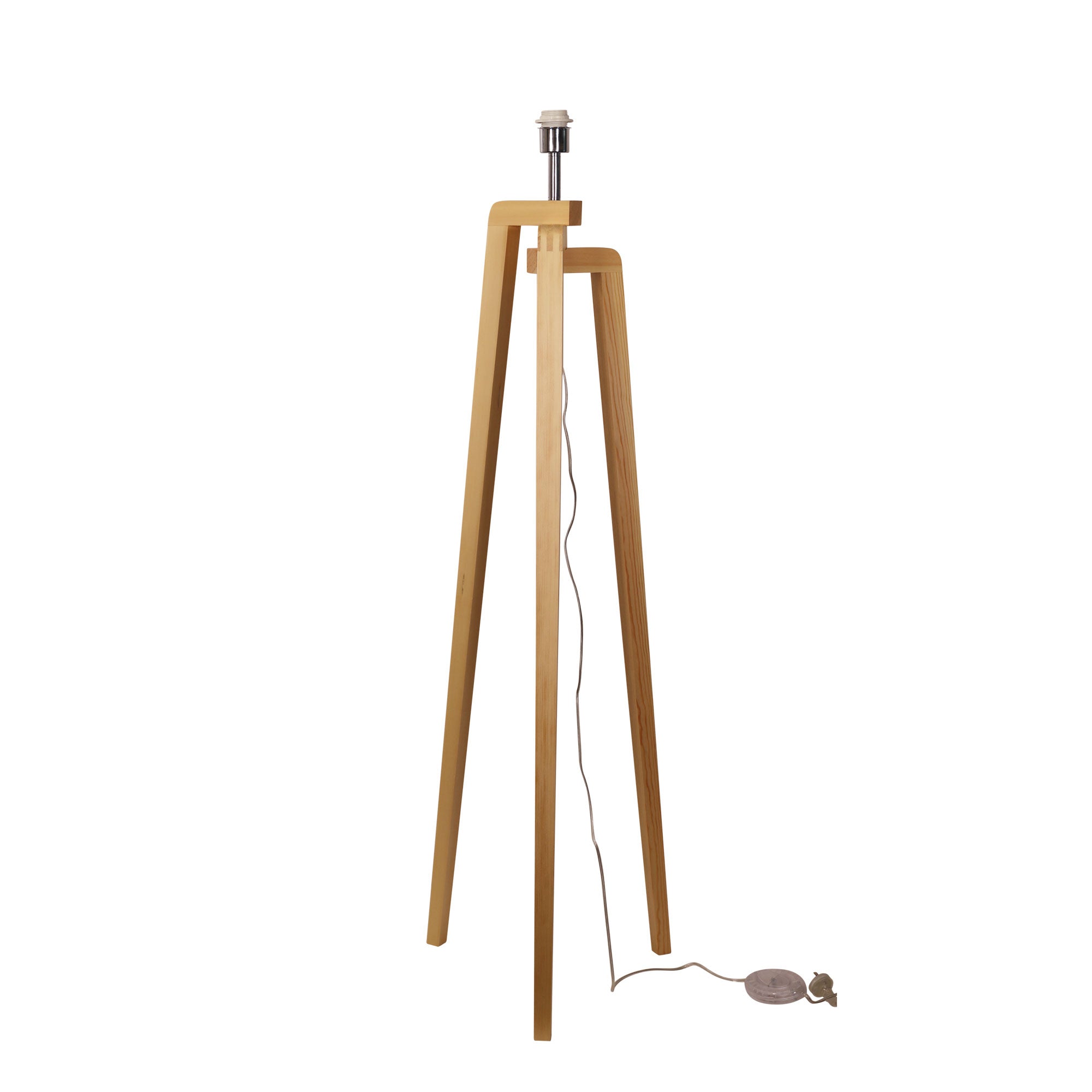 Lund Floor Lamp Base Only Timber - OL93524BASE