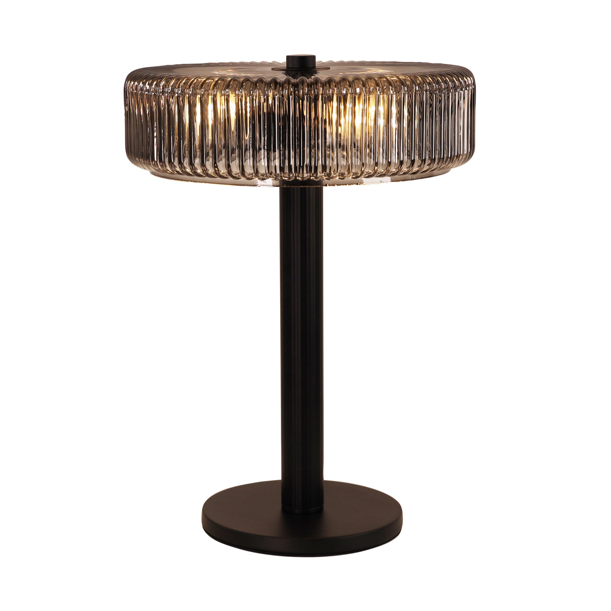 Gordon Table Lamp Black & Smoke - OL97524BK