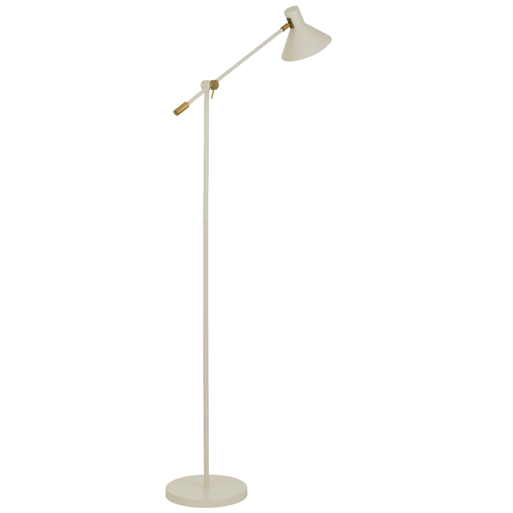 Olav Floor Lamp Beige / Satin - OLAV FL-BE