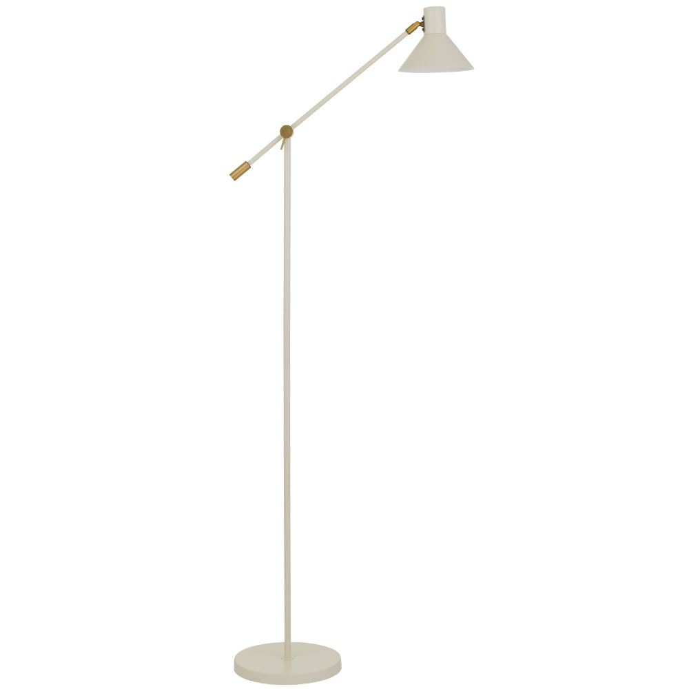 Olav Floor Lamp Beige / Satin - OLAV FL-BE