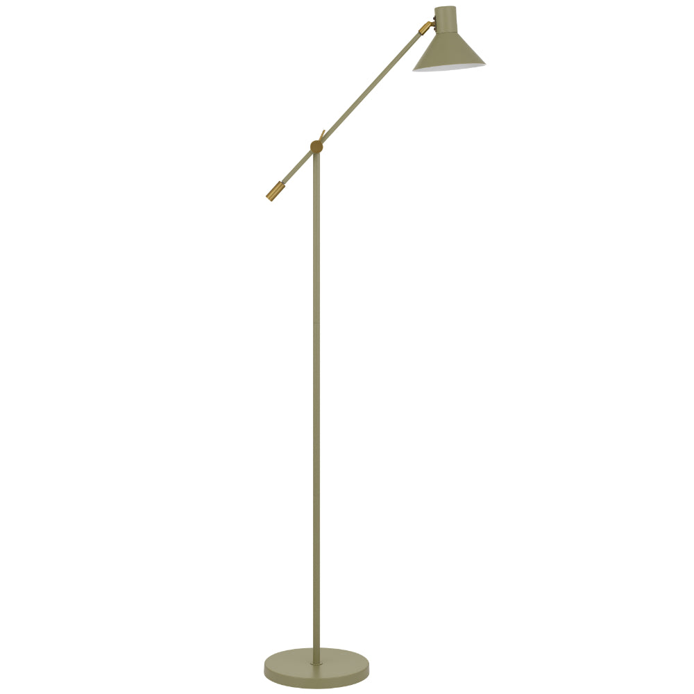 Olav Floor Lamp Green / Satin - OLAV FL-GN