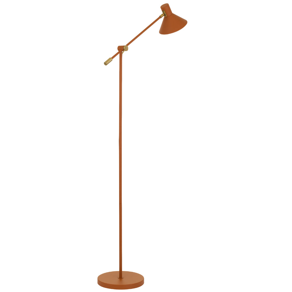 Olav Floor Lamp Orange / Satin - OLAV FL-OG