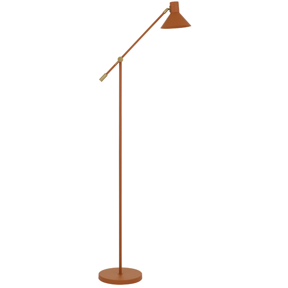Olav Floor Lamp Orange / Satin - OLAV FL-OG