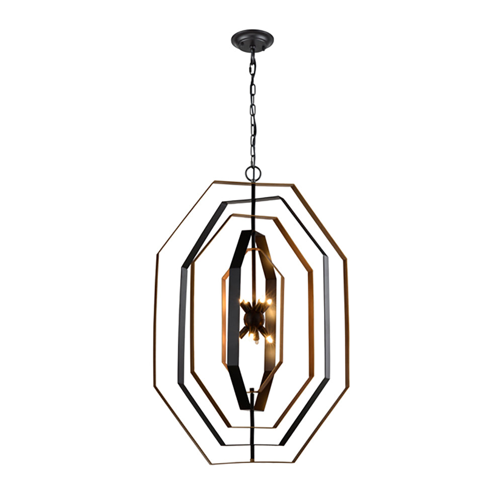 Buy Pendant Lights Australia ORBITA 8 Light Pendant Oil Rubbed Bronze - ORBITA2