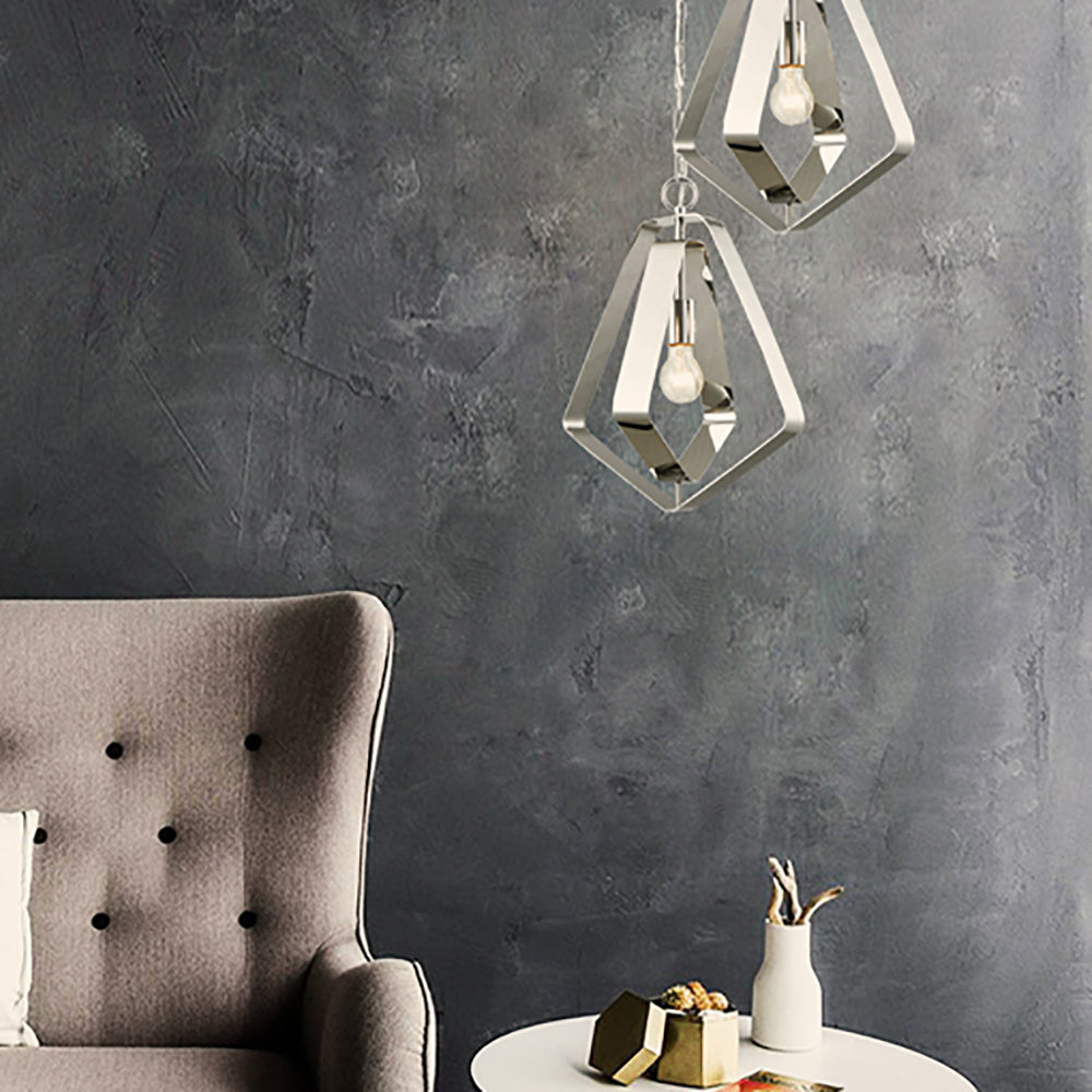 Buy Pendant Lights Australia ORBITA 1 Light Pendant Polished Nickel - ORBITA3