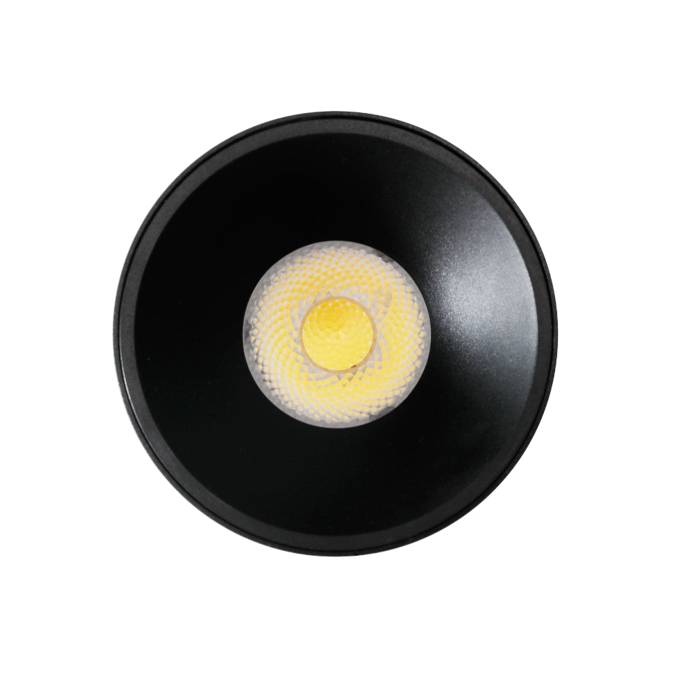 Oren LED Surface Mounted Downlight 24W TRI Colour Black - OREN CTC918-BK3C