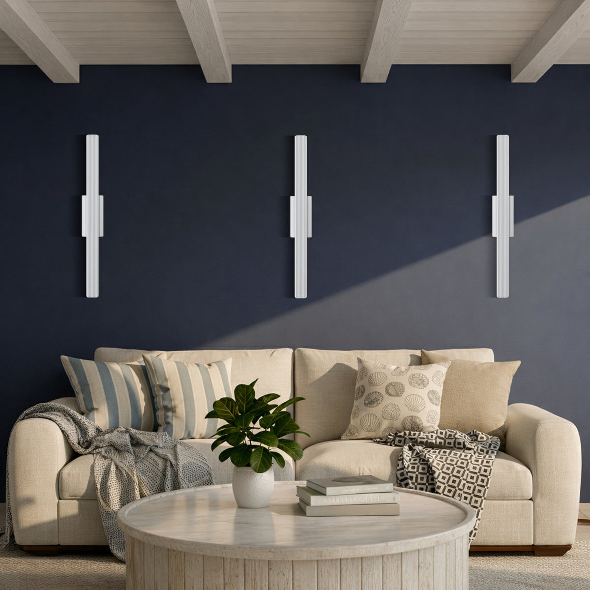 Oster LED Wall Light 14W Tri Colour White - OSTEL EX1-WH