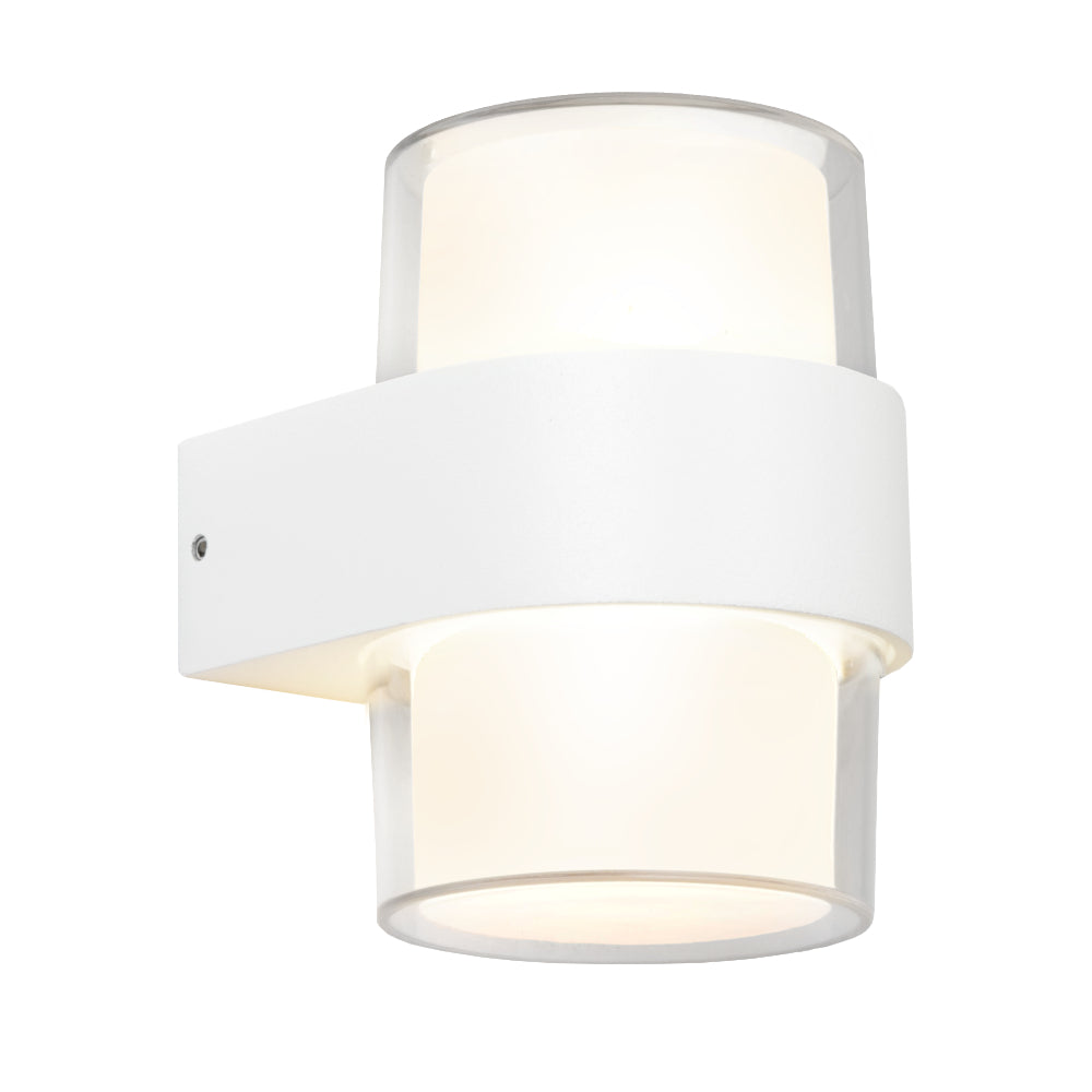 Otara Up & Down Wall Light White 3CCT - OTAR2EWHT