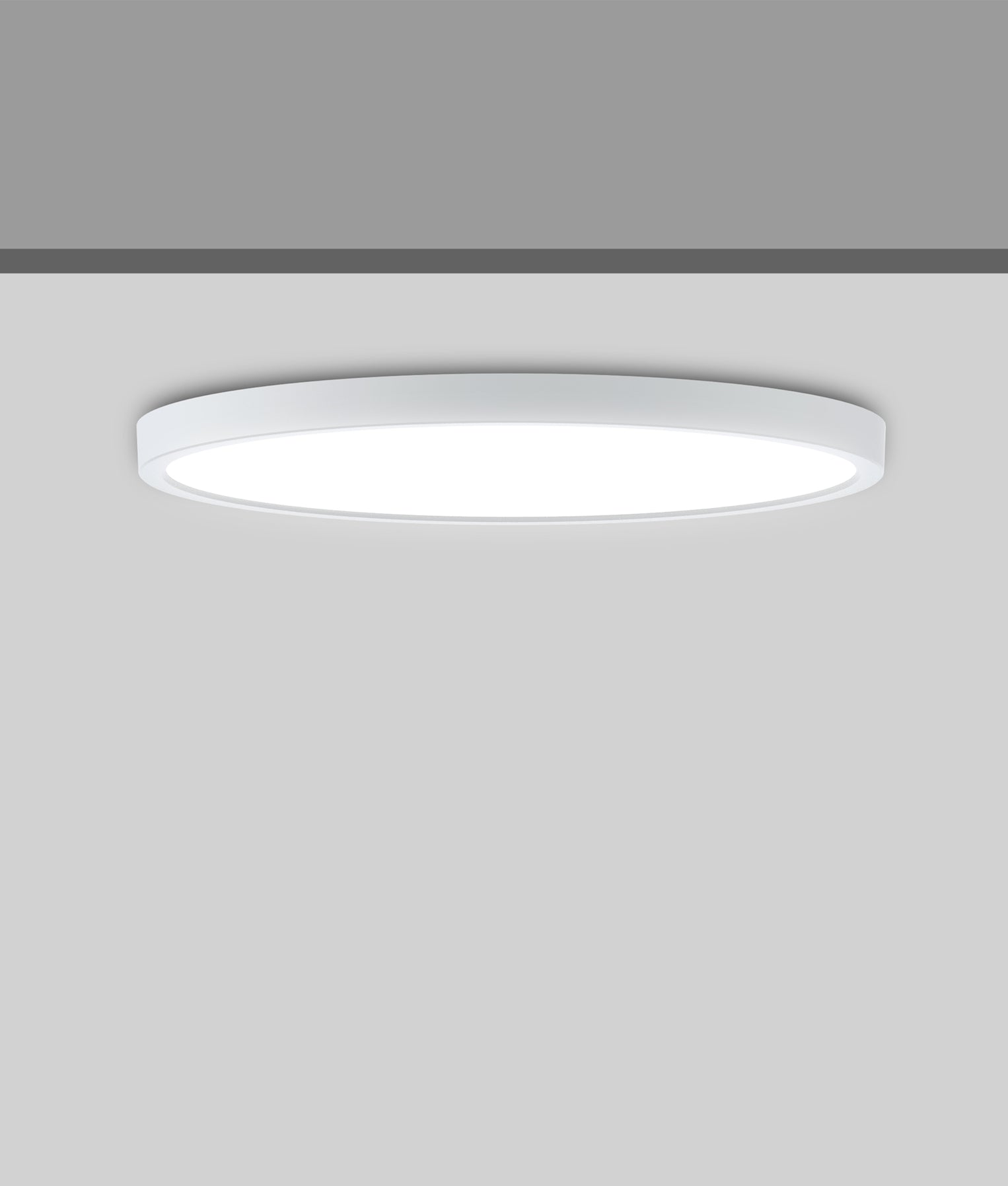 Oystri 400mm LED Oyster Light White Polycarbonate 36W 3CCT - OYSTRI2