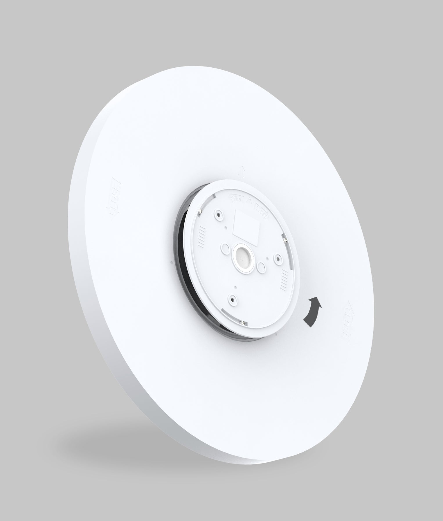 Oystri 400mm LED Oyster Light White Polycarbonate 36W 3CCT - OYSTRI2