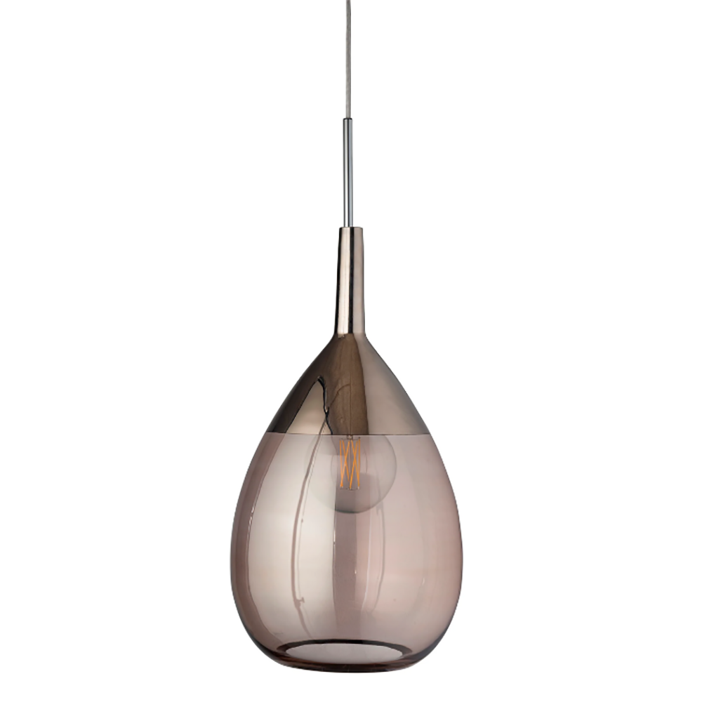 Buy Pendant Lights Australia Lute Pendant Light W310mm Glass - LA1013
