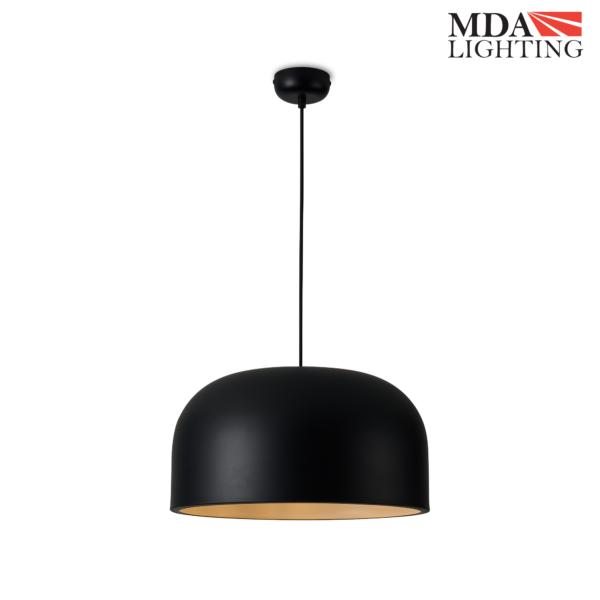 Oslo Large Pendant Light Black - MDAOSL1LBK