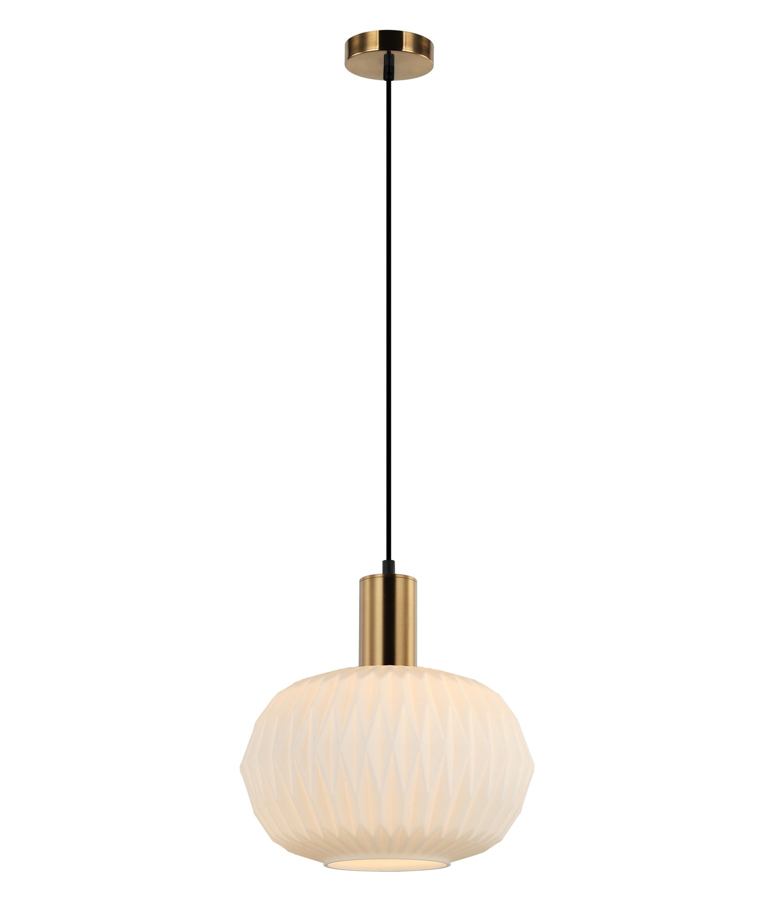 Papel Dome Glass Pendant Light Opaque Glass - PAPEL2