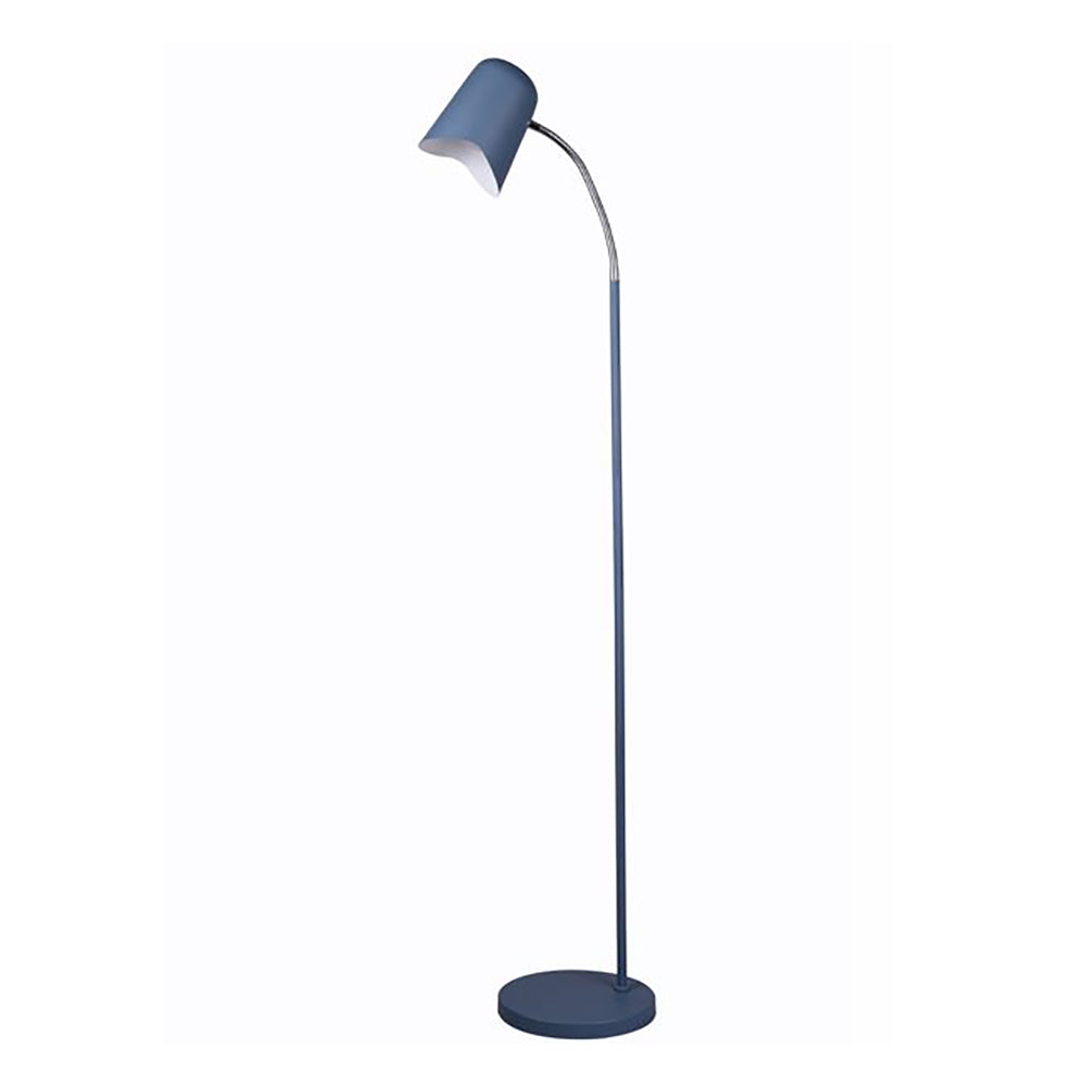 Buy Floor Lamps Australia PASTEL Interior Powder Coated Iron Floor Lamp Blue - PASTEL27FL