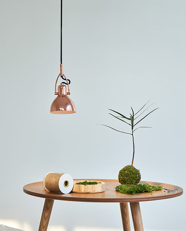 Mini Pacific Pendant Black & Copper  - SE S/PACIFIC/MINI/CO/BK