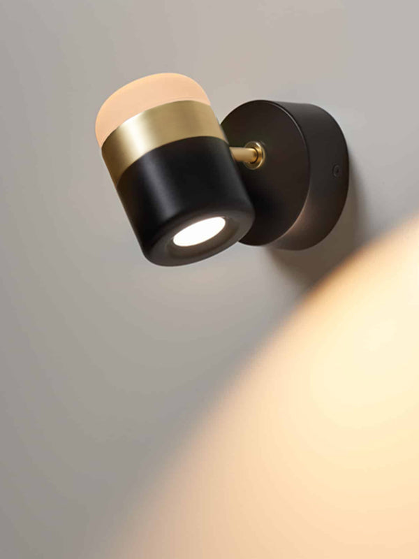 Ling Wall Light 6W 3000K Black & Sand Gold - SE A/LING/BLACK/GOLD