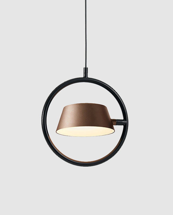 Olo LED Pendant Light 7W 3000K Black & Cocoa - SE S/OLO/BLACK/COCOA