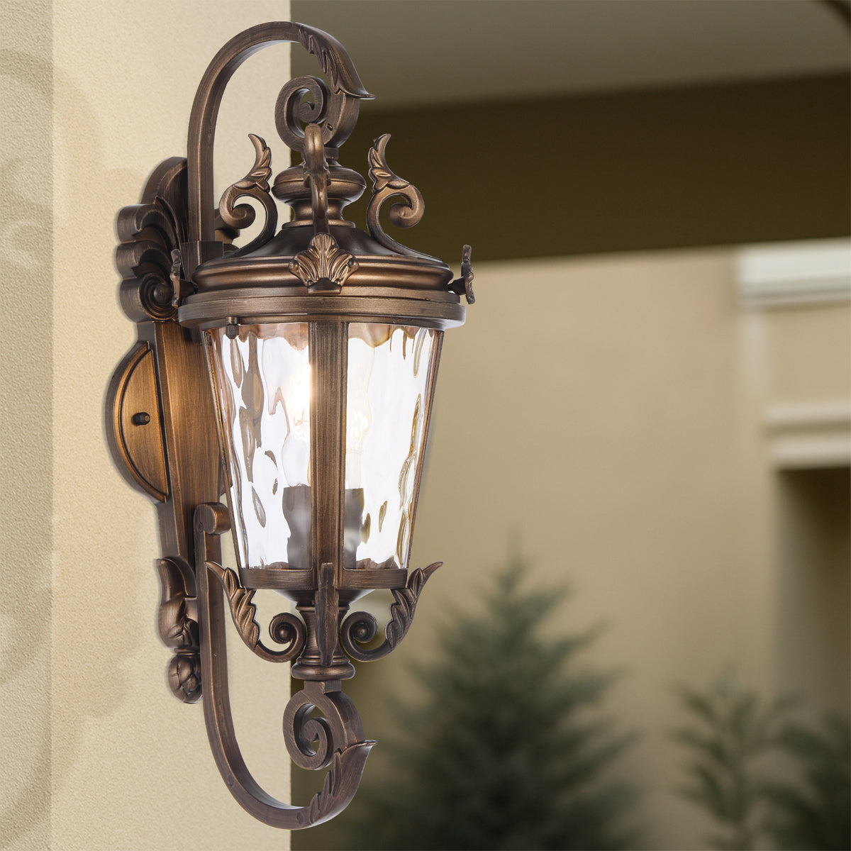 Pedral 180mm Exterior Wall Light Bronze - PEDRAL EX18-BZ