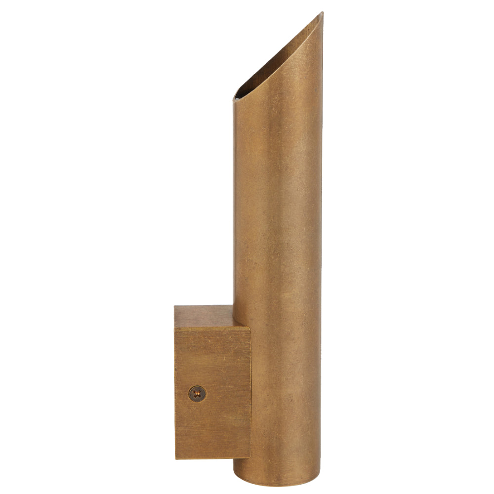 Penros LED Wall Light 3W 3000K Natural Brass - PENROS EX1-BRS