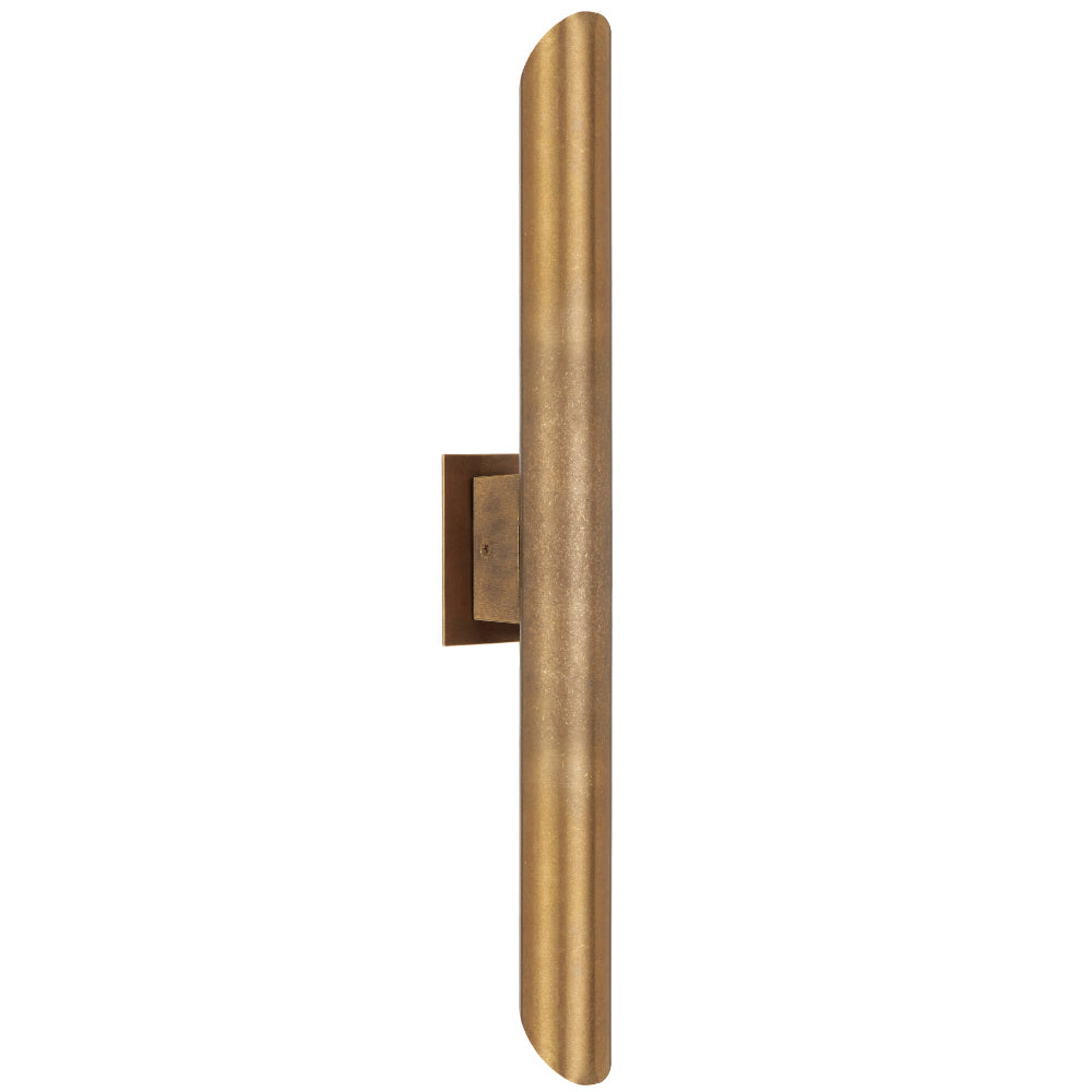 Penros LED Up & Down Wall Light 6W 3000K Natural Brass - PENROS EX2-BRS