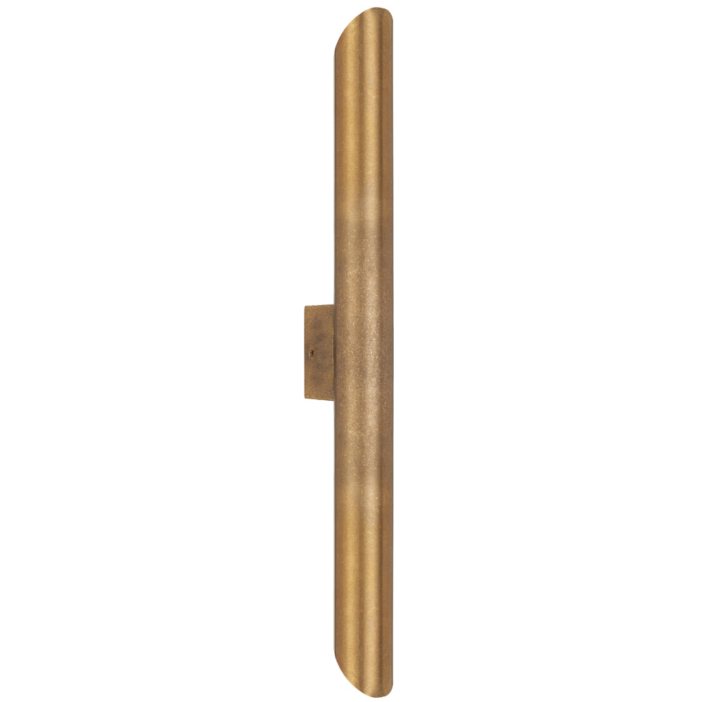Penros LED Up & Down Wall Light 6W 3000K Natural Brass - PENROS EX2-BRS