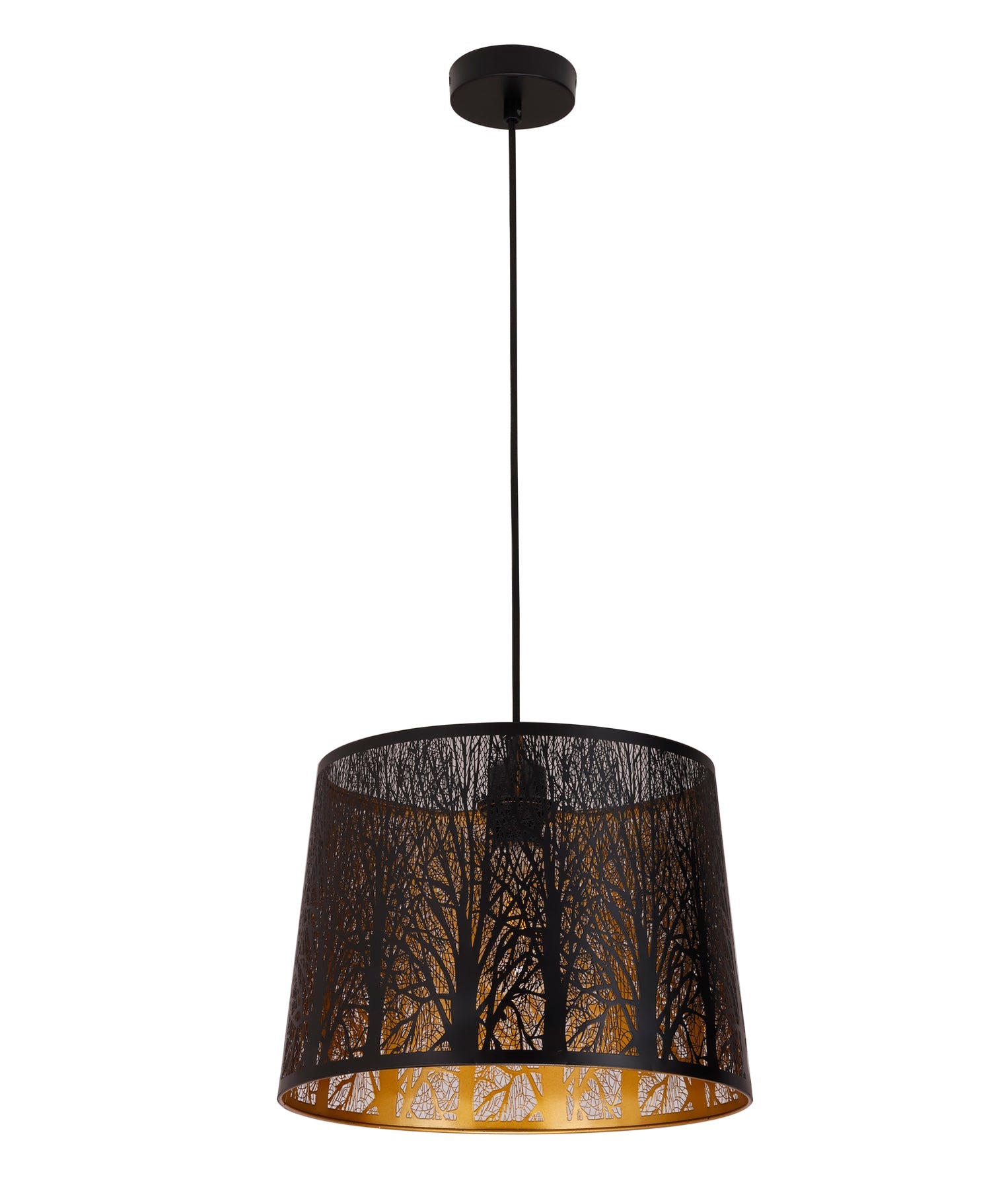 Penshade Tree Pattern Pendant Light Iron Black - PENSHADE15