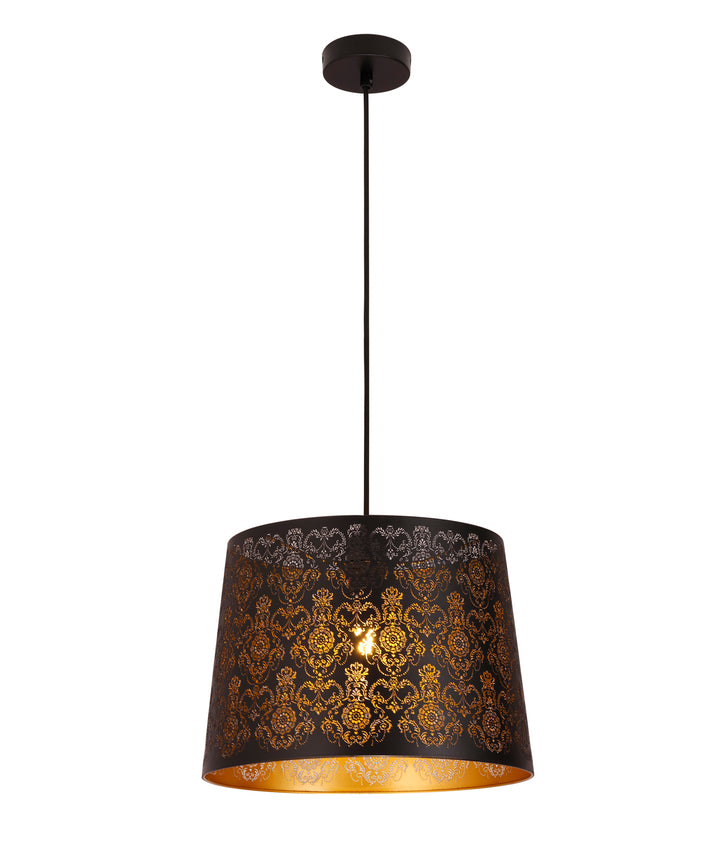Penshade Fleur Pattern Pendant Light Iron Black - PENSHADE5