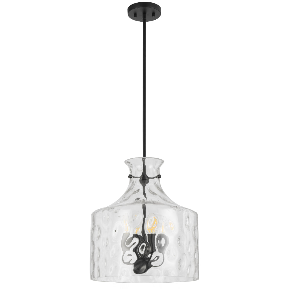 Perron 4 Light Pendant Light Black - PERRON PE4-BK