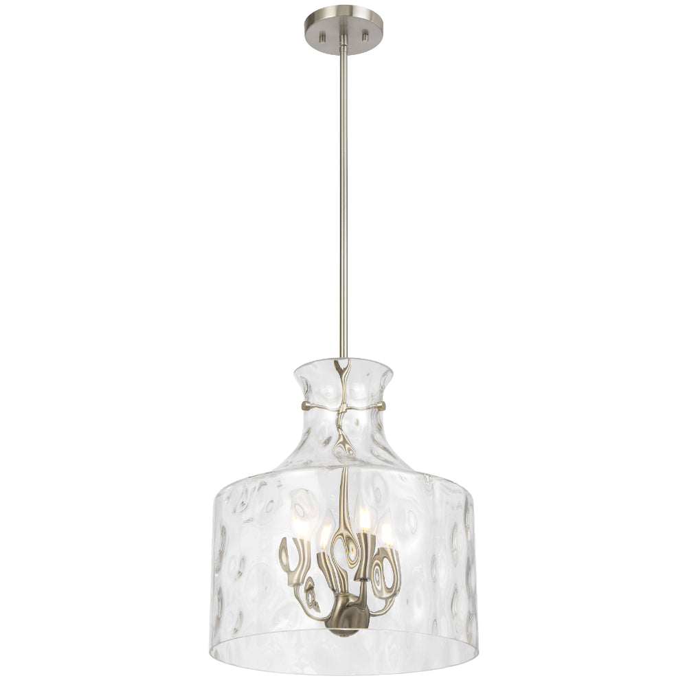 Perron 4 Light Pendant Light Nickel - PERRON PE4-NK