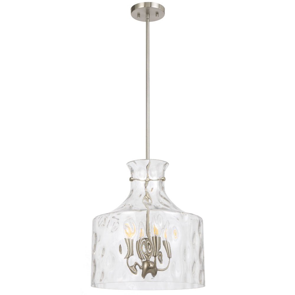 Perron 4 Light Pendant Light Nickel - PERRON PE4-NK
