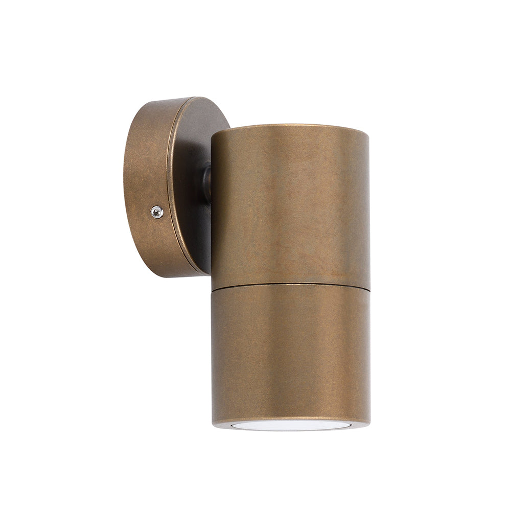Buy Exterior Wall Lights Australia Exterior Wall Light W60mm Aged Brass - PG1FBR1