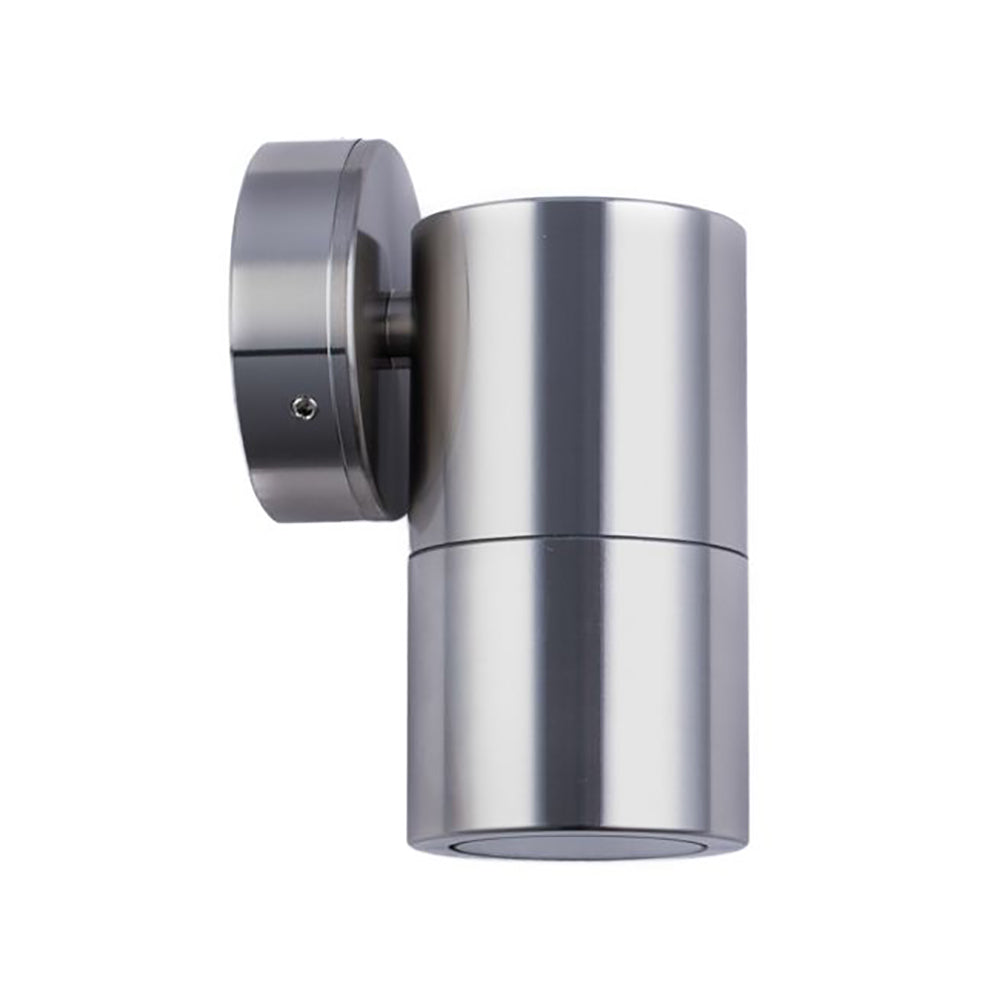 Buy Exterior Wall Lights Australia GU10 Exterior Single Fixed Wall Pillar Light Titanium IP65 - PG1FT