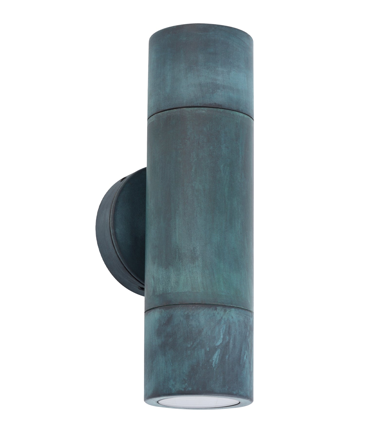 Exterior Up & Down Wall Light Green Patina - PGUDBR3