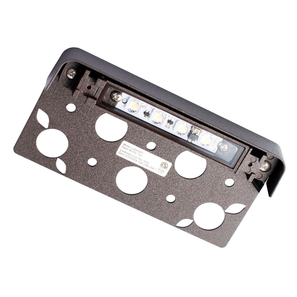 Buy Outdoor Step Lights Australia Outdoor Step Light 12V W75mm Bronze Cast Aluminium - PHL6609BZ