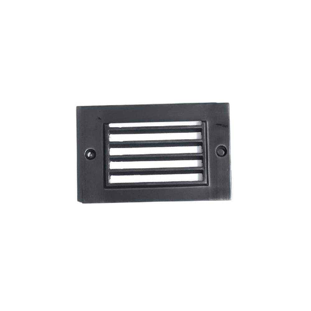 Buy Outdoor Step Lights Australia Outdoor Step Light 12V L114mm Black Brass - PI-SLC2111BK