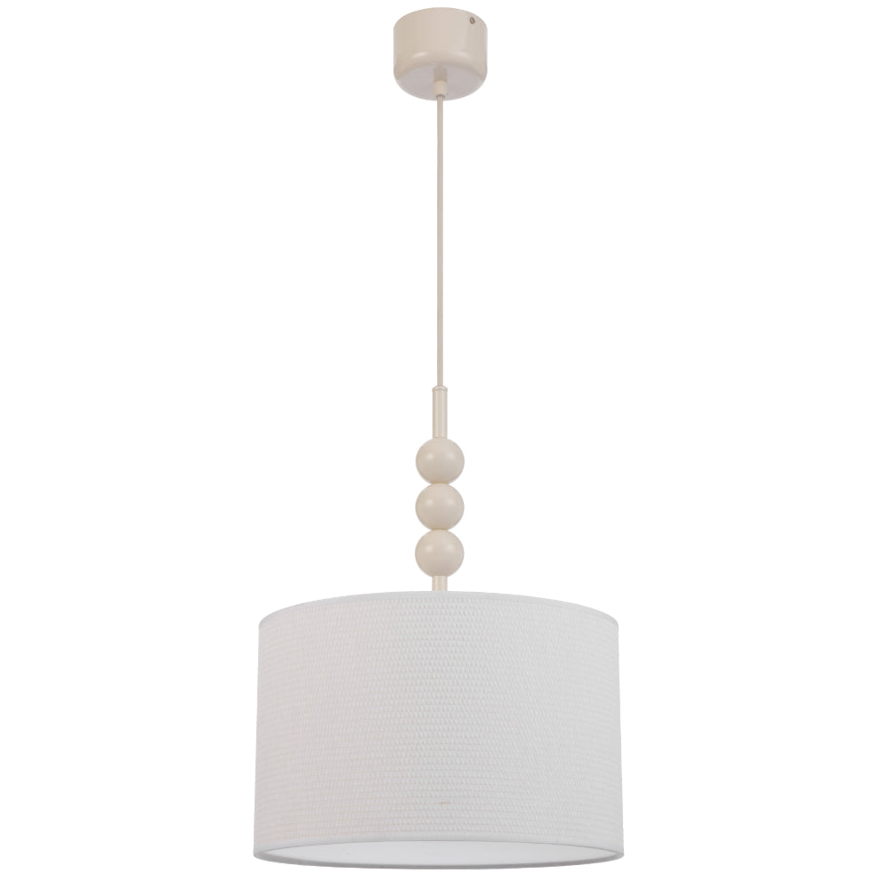 Poetix 350mm Pendant Light Beige & Ivory - POETIX PE35-BE