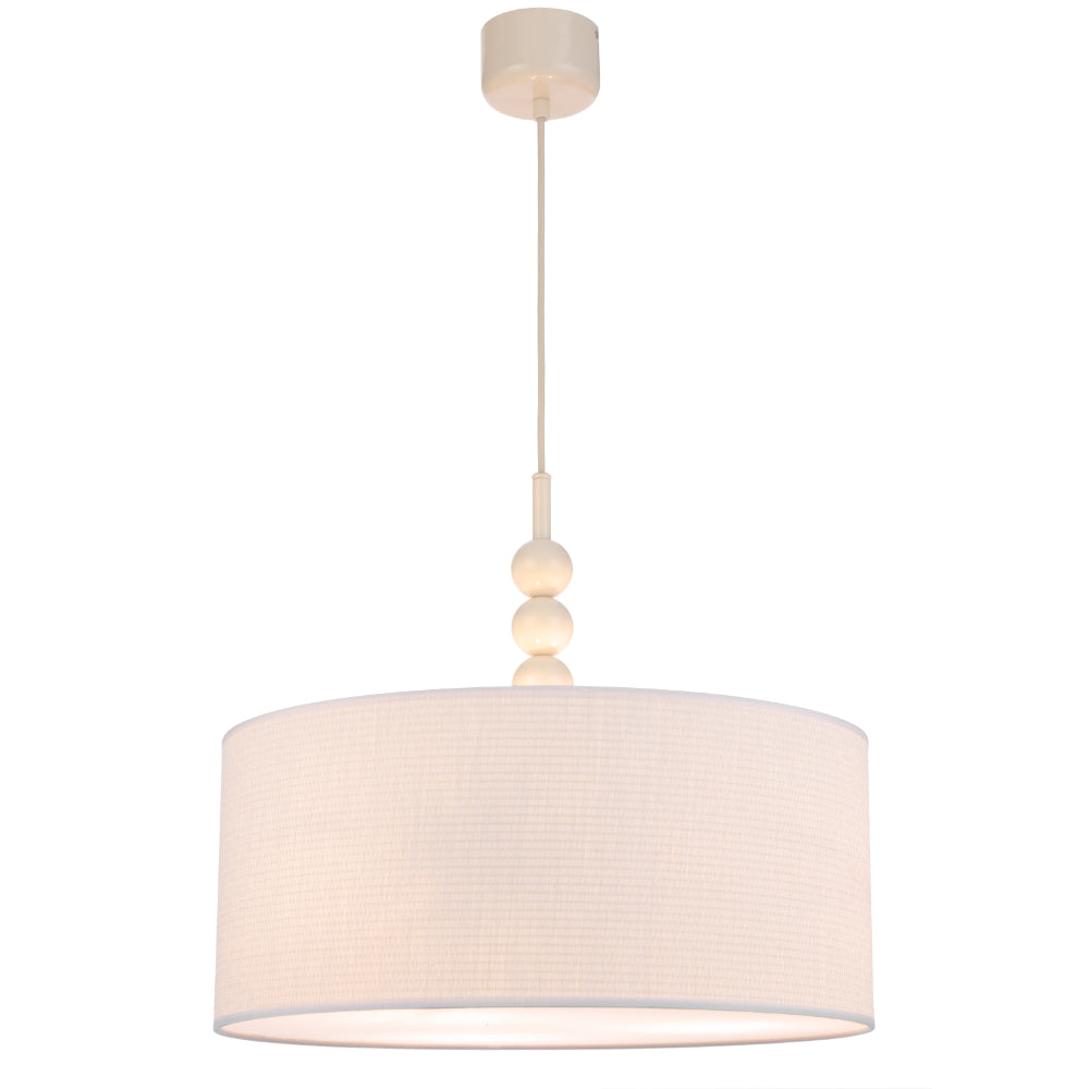 Poetix 500mm Pendant Light Beige & Ivory - POETIX PE50-BE