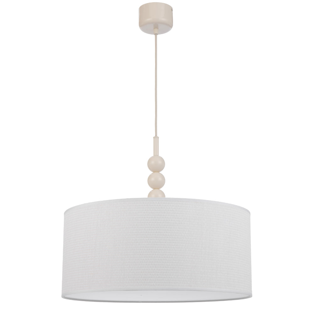 Poetix 500mm Pendant Light Beige & Ivory - POETIX PE50-BE