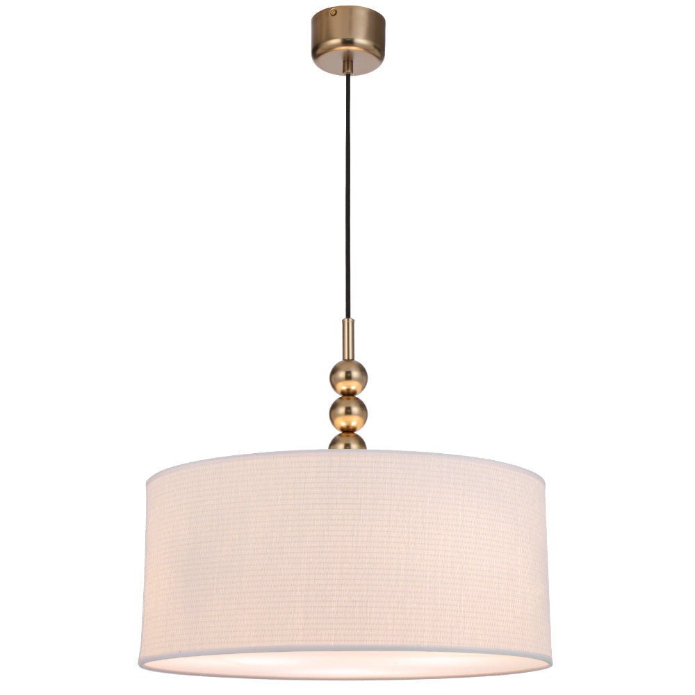 Poetix 500mm Pendant Light Matt Gold & Ivory - POETIX PE50-GD