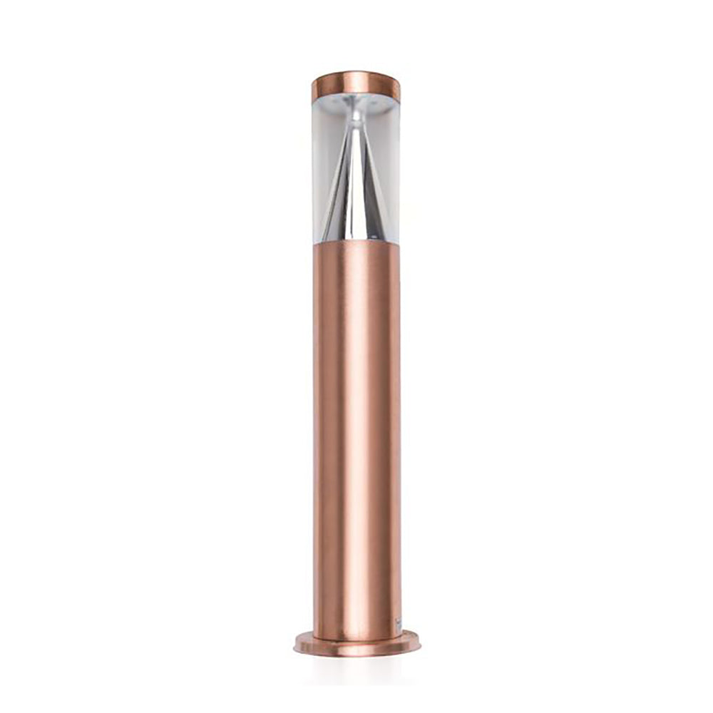 Buy Bollard Lights Australia Exterior 12V LED Bollard Light 6W 3000K Copper With Flange IP67 - PORTUS1FLC