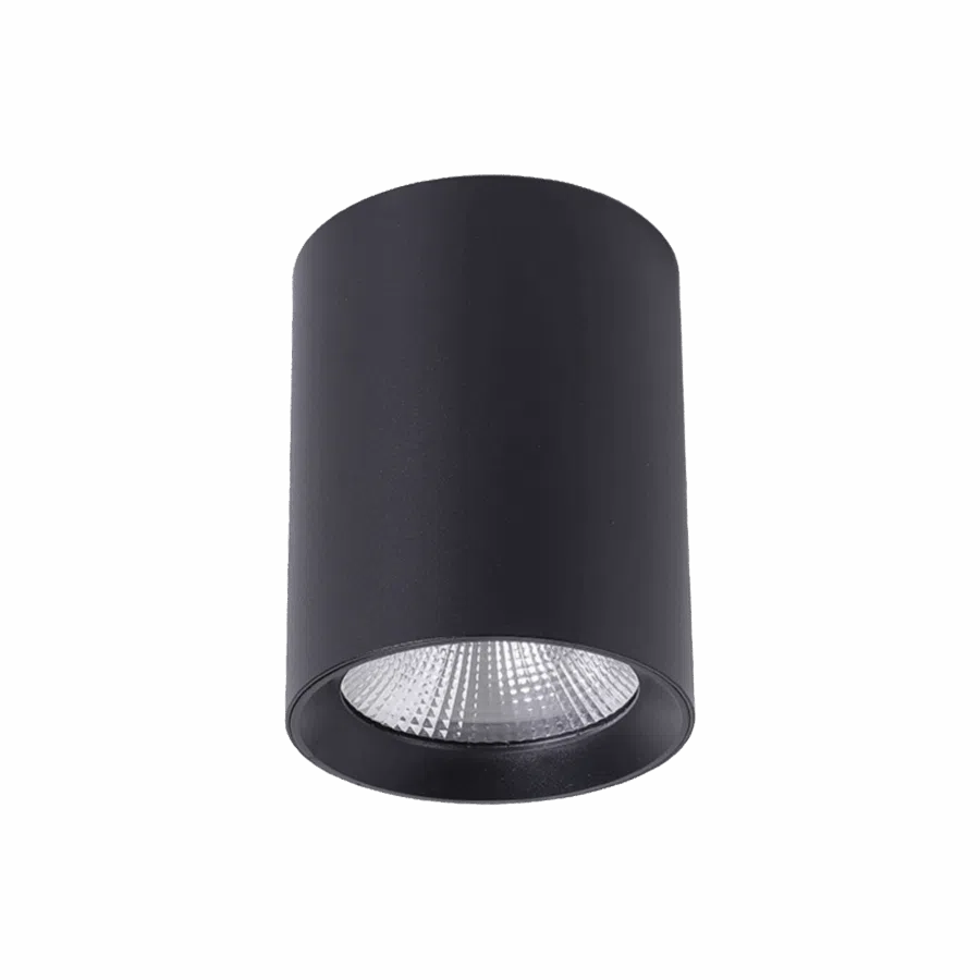 Paco LED Ceiling Light 7W TRI Color Matt Black - TLPD7M