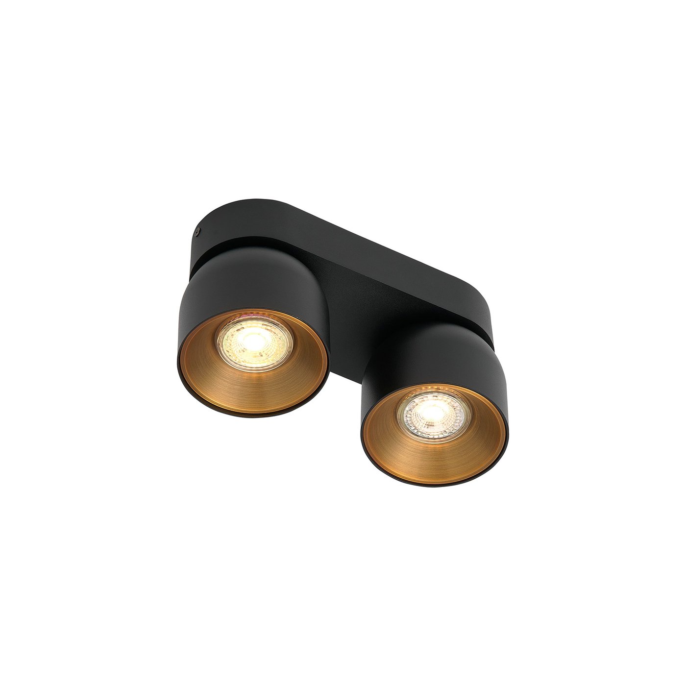 Pitcher 2-Spot Metal Spotlights Black - 2310410103