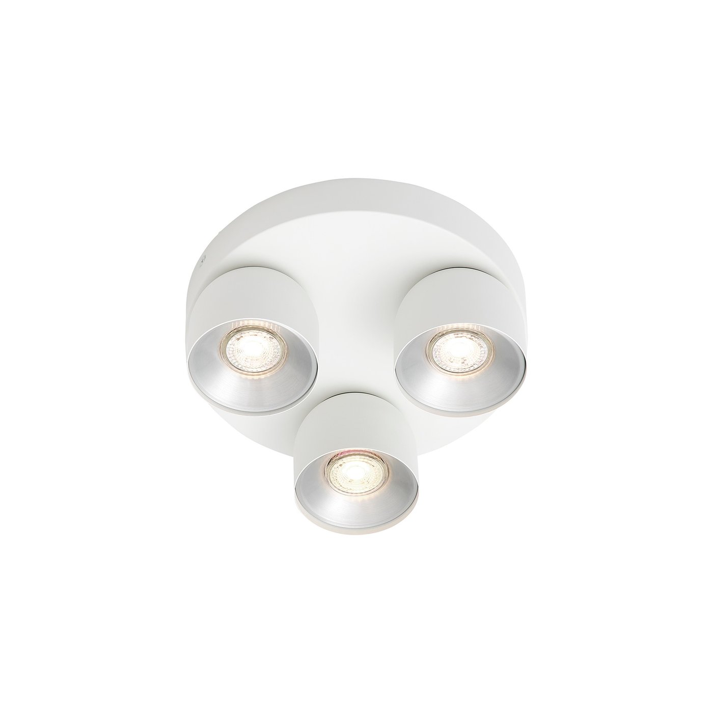 Pitcher 3 Roundel Metal Spotlights White - 2310420101