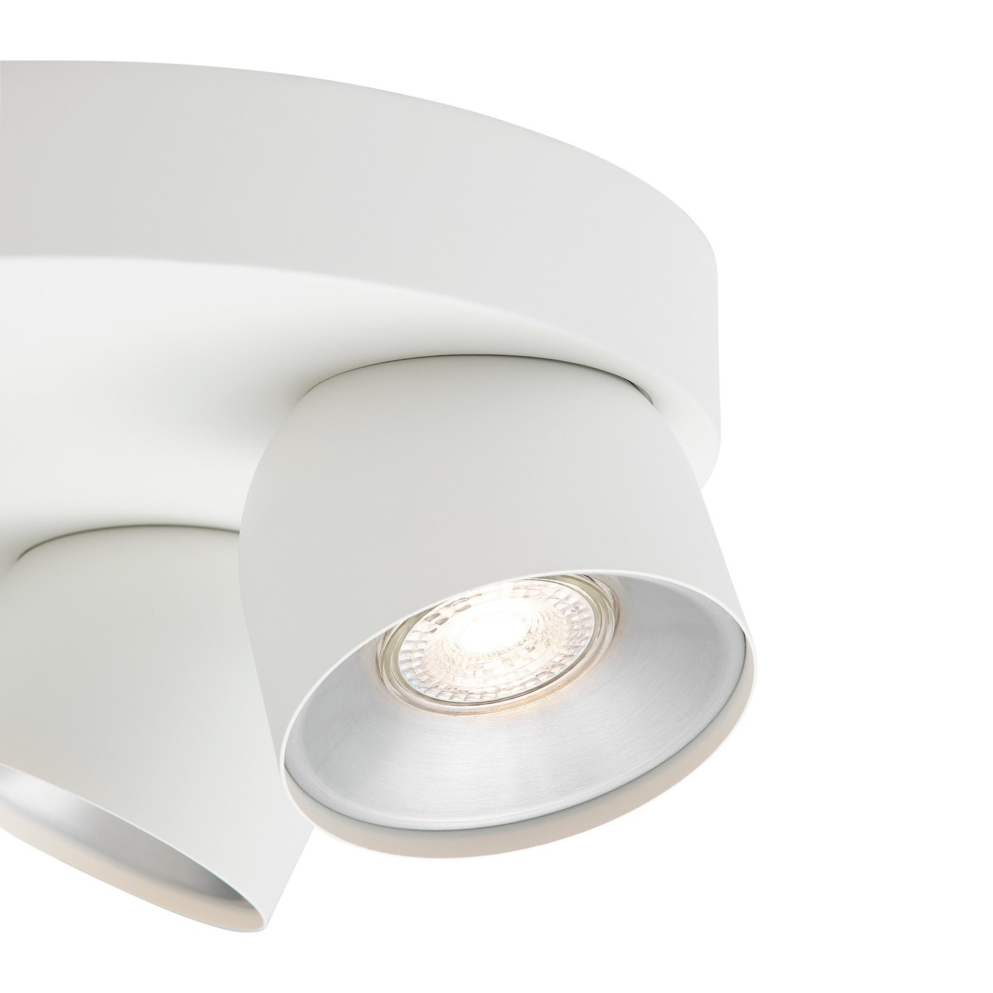 Pitcher 3 Roundel Metal Spotlights White - 2310420101